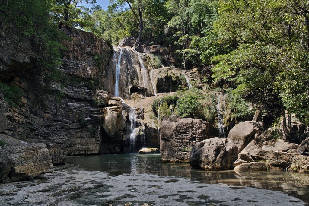 The Nosinapela waterfall